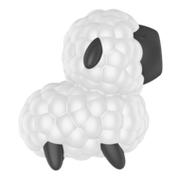 Satisfyer - Dreamy Sheep - Luchtdruk Vibrator - Zwart/Wit
