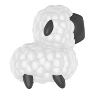 Satisfyer - Dreamy Sheep - Luchtdruk Vibrator - Zwart/Wit
