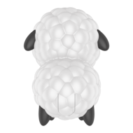 Satisfyer - Dreamy Sheep - Luchtdruk Vibrator - Zwart/Wit