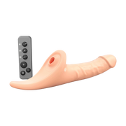 Strap-On-Me - Multi Orgasm Realistische Dildo - Strapless Strap-on met Flapper Technologie - Lichte Huidskleur