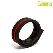 Brutus - Neopreen Cockstrap - Verstelbaar met drukknopen - Zwart/Rood
