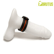 Brutus - Neopreen Cockstrap - Verstelbaar met drukknopen - Zwart/Rood