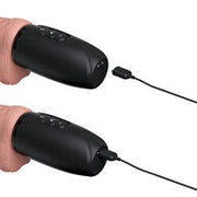 Pipedream - King Cock - Stotende Vibrerende en Verwarmende Dildo met Scrotum - 16,5 cm - Lichte Huidskleur
