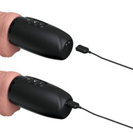 Pipedream - King Cock - Stotende Vibrerende en Verwarmende Dildo met Scrotum - 16,5 cm - Lichte Huidskleur