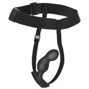 Master Series - P-Spot Plugger - 3 Anaal Pluggen met Harnas - Zwart