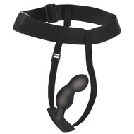 Master Series - P-Spot Plugger - 3 Anaal Pluggen met Harnas - Zwart