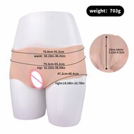 Kiotos - Siliconen Bodysuit - Vrouwelijk Onderlichaam met Vagina