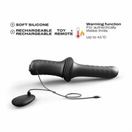 Dorcel - Deep Orgasm - Stotende Vibrator - Verwarmend - Met Zuignap - Zwart