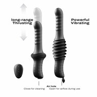 Dorcel - Deep Orgasm - Stotende Vibrator - Verwarmend - Met Zuignap - Zwart