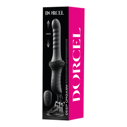 Dorcel - Deep Orgasm - Stotende Vibrator - Verwarmend - Met Zuignap - Zwart