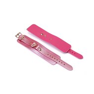 Liebe Seele - Lustre Rosa - Lederen Polsboeien - Parelmoer Roze