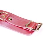 Liebe Seele - Lustre Rosa - Lederen Polsboeien - Parelmoer Roze