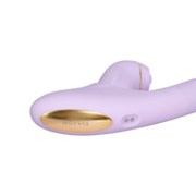 Svakom - DuoGlow - Stotende en Roterende Kralen Vibrator met Pulserende`Stimulator - Lila