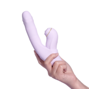 Svakom - DuoGlow - Stotende en Roterende Kralen Vibrator met Pulserende`Stimulator - Lila