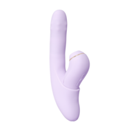 Svakom - DuoGlow - Stotende en Roterende Kralen Vibrator met Pulserende`Stimulator - Lila