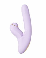 Svakom - DuoGlow - Stotende en Roterende Kralen Vibrator met Pulserende`Stimulator - Lila