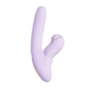 Svakom - DuoGlow - Stotende en Roterende Kralen Vibrator met Pulserende`Stimulator - Lila