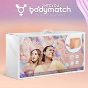 Bodymatch - Blayke - Bodysuit met Geïntegreerde Siliconen Penis - One Size - Lichte Huidskleur