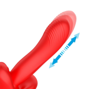 IY Vyron - Stotende & Knabbelende Vibrator - Rood