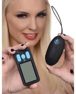 Zeus - E-Stim Pro Siliconen Vibrerend Ei met Afstandsbediening