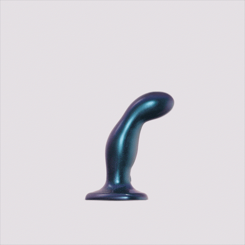 Strap-On-Me - Vibrerende Vingerende Dildo - Maat M - Blauw