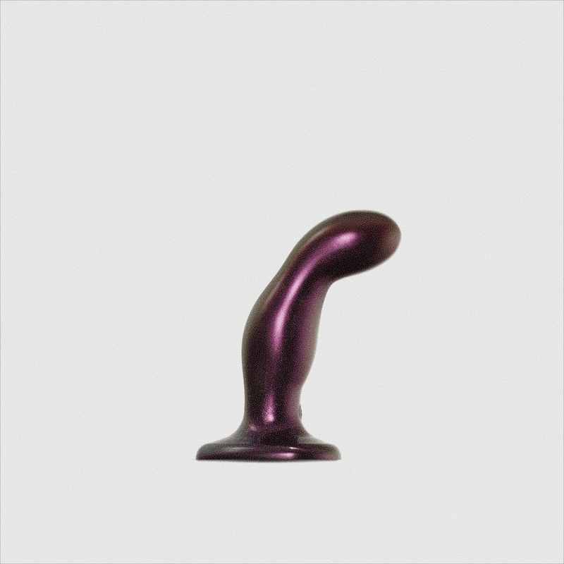 Strap-On-Me - Vibrerende Vingerende Dildo - Maat M - Paars
