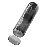 Rimba Toys - Orgastobator 08 - Masturbator - Zwart/Transparant