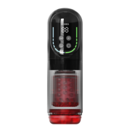 Rimba Toys - Orgastobator 07 - Masturbator - Rood/Transparant
