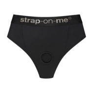 Strap-On-Me - Idole - Strap-On Harnas Slip - Zwart - Maat L