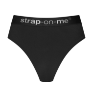Strap-On-Me - Idole - Strap-On Harnas Slip - Zwart - Maat M