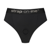 Strap-On-Me - Idole - Strap-On Harnas Slip - Zwart - Maat M