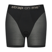 Strap-On-Me - Halo - Strap-On Harnas Broekje - Zwart - Maat M