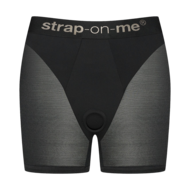 Strap-On-Me - Halo - Strap-On Harnas Broekje - Zwart - Maat XL