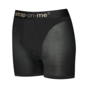 Strap-On-Me - Halo - Strap-On Harnas Broekje - Zwart - Maat XL