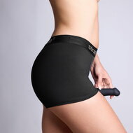 Strap-On-Me - Allure - Strap-On Harnas Short - Zwart - Maat XL