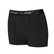 Strap-On-Me - Allure - Strap-On Harnas Short - Zwart - Maat M