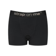 Strap-On-Me - Allure - Strap-On Harnas Short - Zwart - Maat M