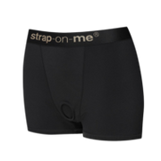 Strap-On-Me - Allure - Strap-On Harnas Short - Zwart - Maat S