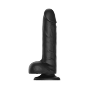 Strap-On-Me - Roterende & Vibrerende Realistische Dildo - Zwart