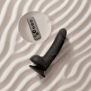 Strap-On-Me - Roterende & Vibrerende Realistische Dildo - Zwart