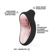 Lelo - Sona 3 Cruise -  Luchtdruk Vibrator - Zwart