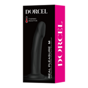 Dorcel - Real Pleasure - Stijlvolle Siliconen Dildo - Zwart - Maat M