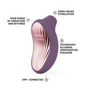 Lelo - Sona 3 Cruise -  Luchtdruk Vibrator - Plum