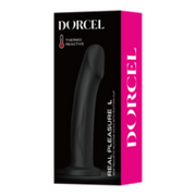 Dorcel - Real Pleasure - Stijlvolle Siliconen Dildo - Zwart - Maat L