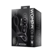 IY Womp - Stotende en Vibrerende Prostaatmassager met Afstandsbediening - Zwart