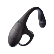 IY Kamber - Golvende en Vibrerende Anaal Plug met Cockring - Zwart