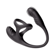 IY Kamber - Golvende en Vibrerende Anaal Plug met Cockring - Zwart
