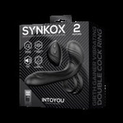 IY Synkox - Vibrerende Penisverlenger met Afstandsbediening - Zwart