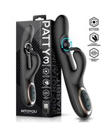 IY Patty - Rabbit Vibrator met Roterende Bal - Zwart