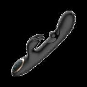 IY Patty - Rabbit Vibrator met Roterende Bal - Zwart